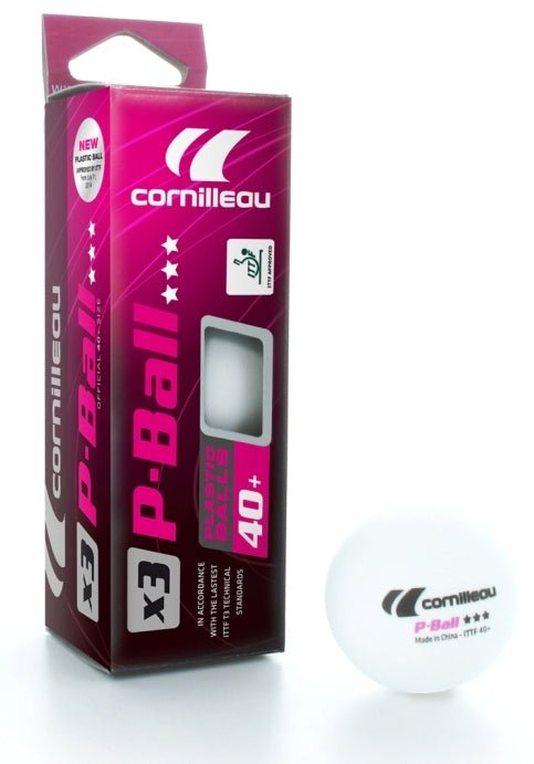 P-BALL ITTF Competition Table Tennis Balls - Cornilleau Table Tennis Singapore Official Store